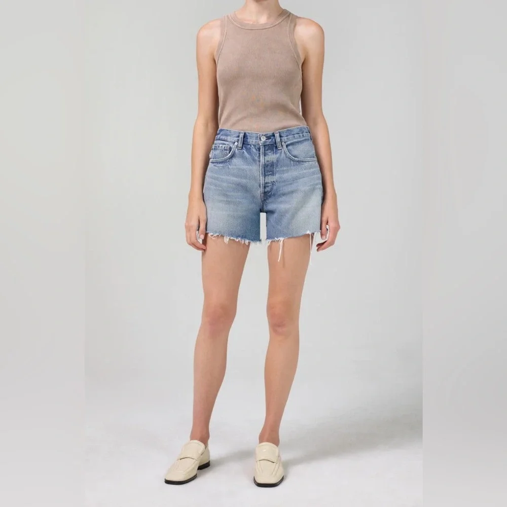 Citizens of Humanity Annabelle Long Vintage Relaxed Short in Gemini‎